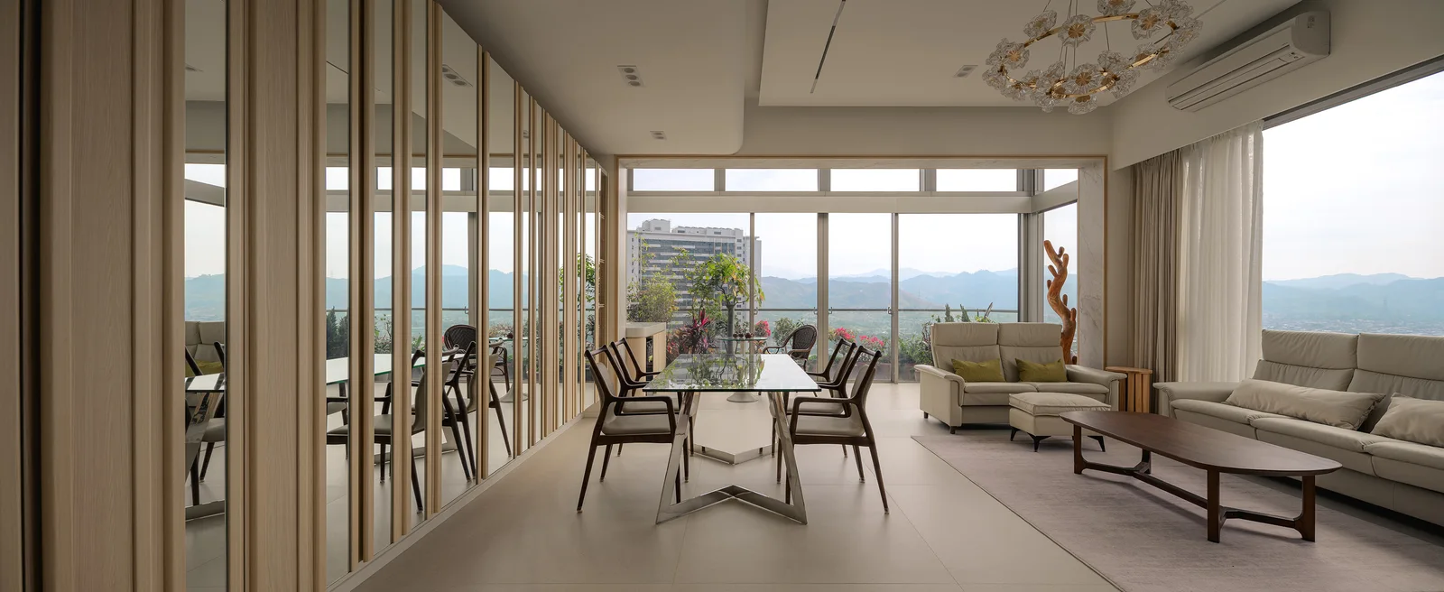 La Grove — Living and dining